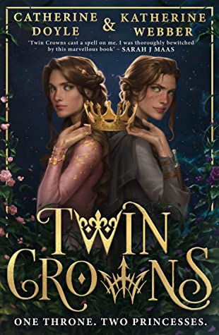 Twin Crowns young adult romance fantasy book cover