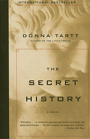 The Secret History thriller book cover