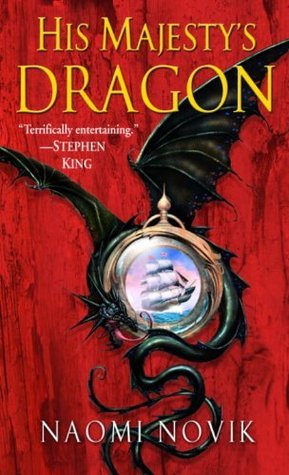 His Majesty's Dragon fantasy book cover