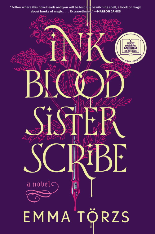 Ink Blood Sister Scribe fantasy book cover