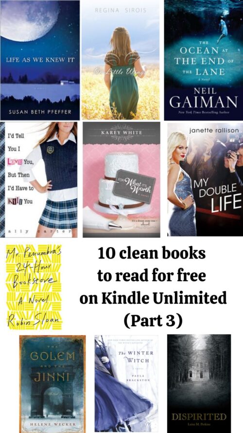 10 clean books to read free on Kindle Unlimited
